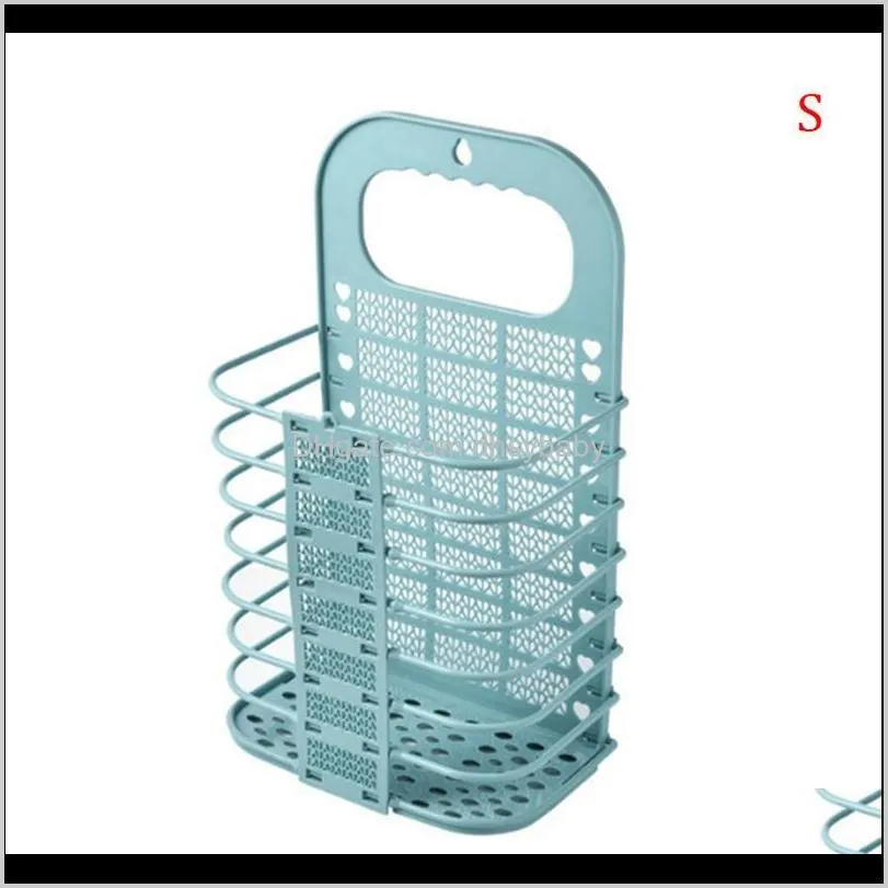 foldable dirty clothes basket wall hanging laundry basket household laundry clothes storage punching