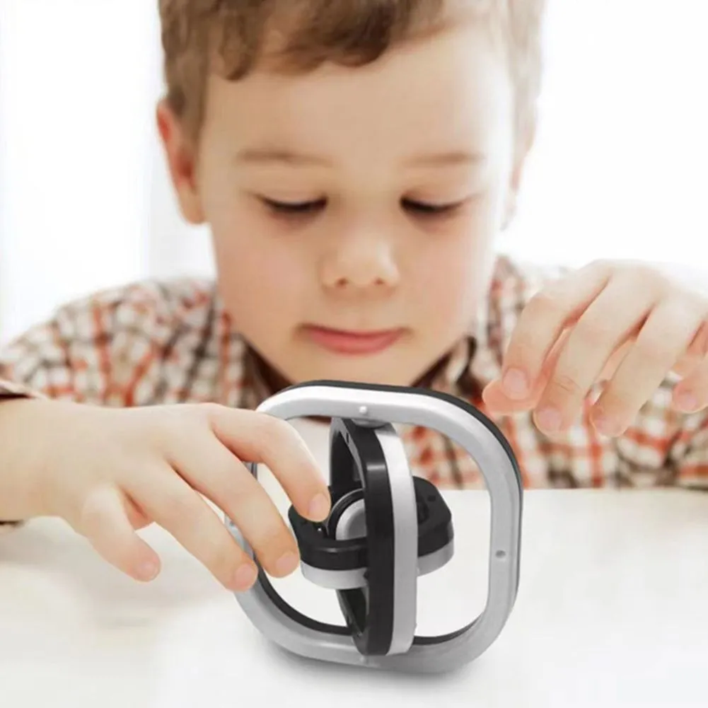 3d oändlig flip fidget leksak hantverk vuxna antistress hand spinnare stress relief leksaker barn försök antistress sensory gyroskop 7 * 7 * 1cm