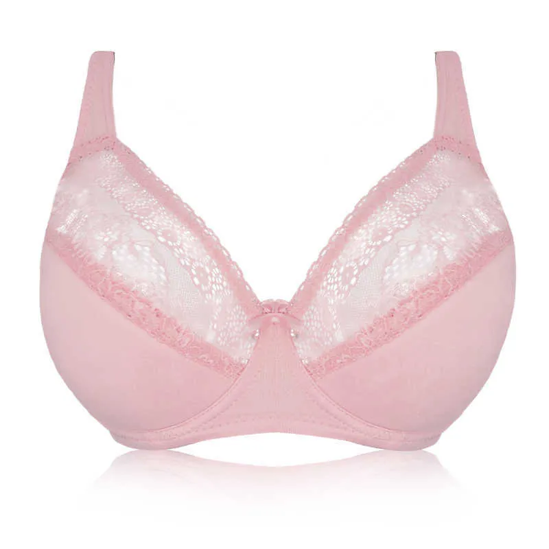 Plus Size Lace Underwire Bra With Thin Padded Full Figure Womens One Size  Beauty Top In Sizes 40 52 DD, E, F, FF, G Cup From Dou01, $8.08