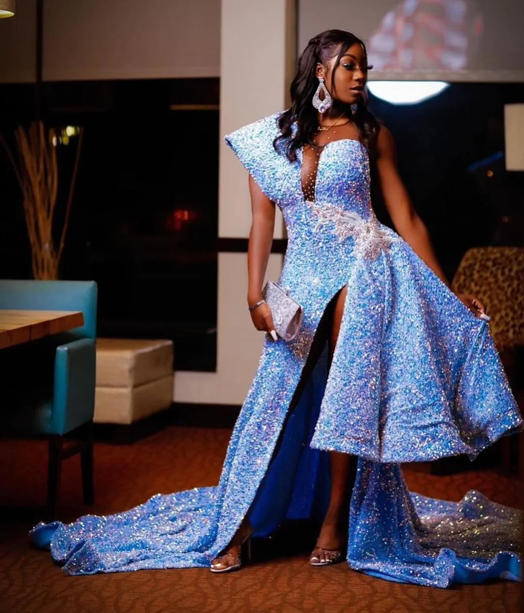 Glitter best sale gala dress