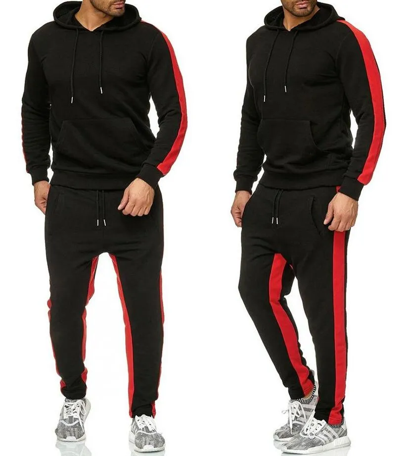 Mens Trailtsuits Sportswear Hoodie + Pantolon Setleri Lüks Yüksek Kaliteli Tasarımcı Spor Sıcak N