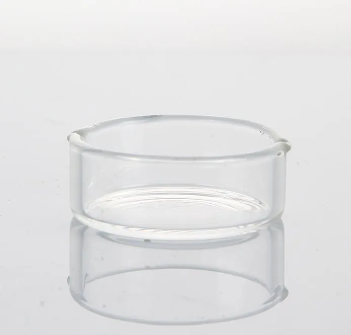 2021喫煙パイプガラスダブル透明油リング灰皿皿リギス皿