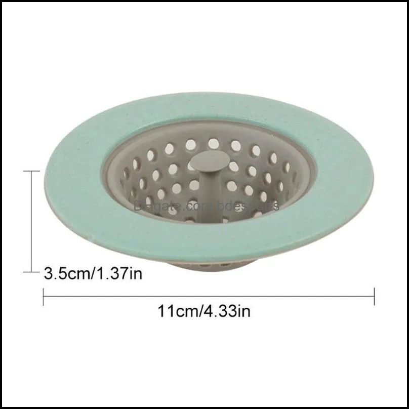 Bath Accessory Set 1Pc Silicone Sink Drain Filter Bathtub Hair Catcher Stopper Trapper Hole Strainer For Bathroom Kitchen Toliet