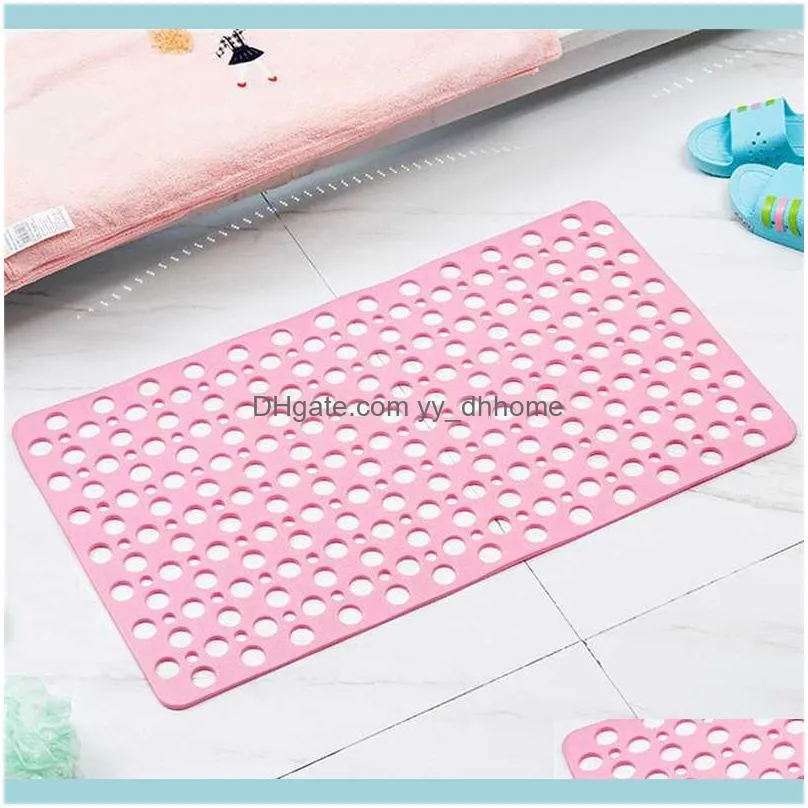 Non Slip Bathtub Mat Kids Bathroom Shower Pads PVC Pad Bathroom Supplies Extra Soft Eco Friendly TPE Bath Mats1