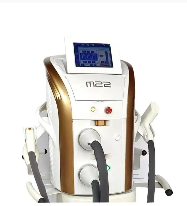 M22Blood Fartyg Avlägsnande Hudföryngring Epilator M22 Opt IPL Laser Facial Care Machine Vaskulär behandling Permanent hårborttagare