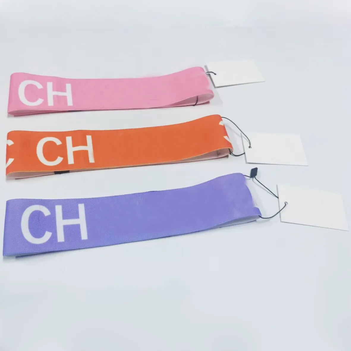 3 Colors Designer Brand White Letter prind stripe Elastic Headband for Women and Men Fashion Hair Bands for Women Girl Retro Turba2915
