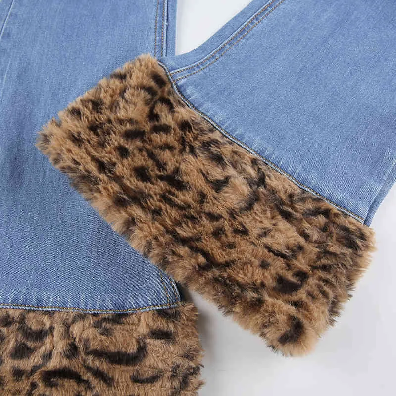 Leopard Fur Jeans (4)