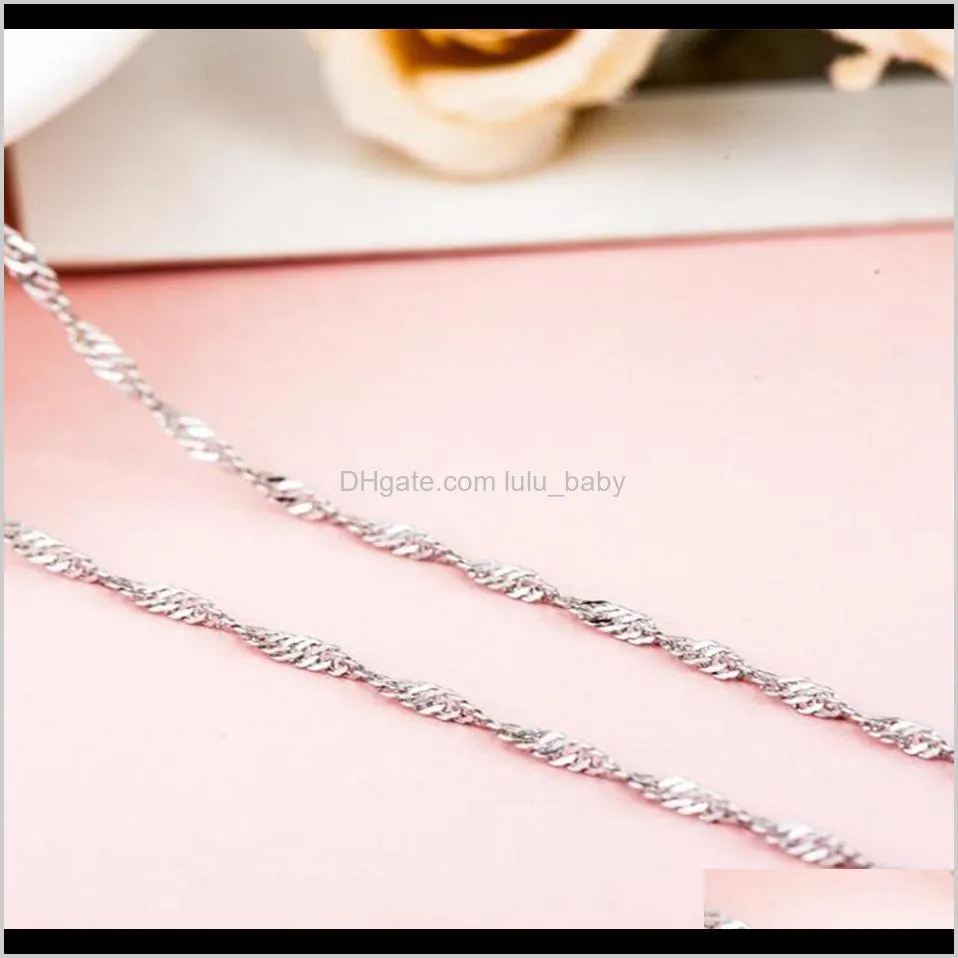 classic basic chain, auniquestyle 100% 925 sterling silver lobster clasp adjustable necklace chain fashion jewelry for women