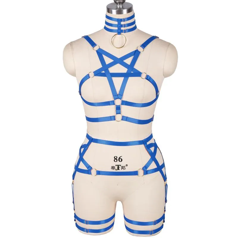 Bondage Rope Pentagonal Harness Toys For Women Dance Costume Bra