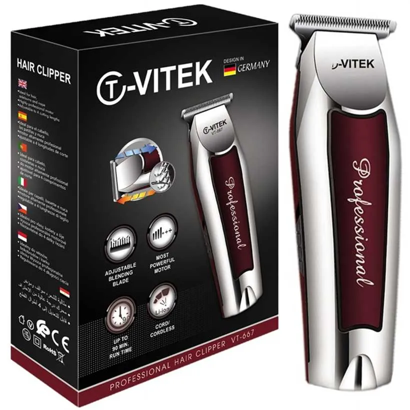 Tondeuse à cheveux sans fil rechargeable pour hommes toilettage tondeuse électrique professionnelle machine de découpe de barbe kit de finition 220106