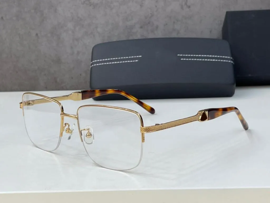 Optical EYEGLASSES For Men Women Retro Z66 Style Anti-Blue Light Lens Plate Square Half Frame With Box