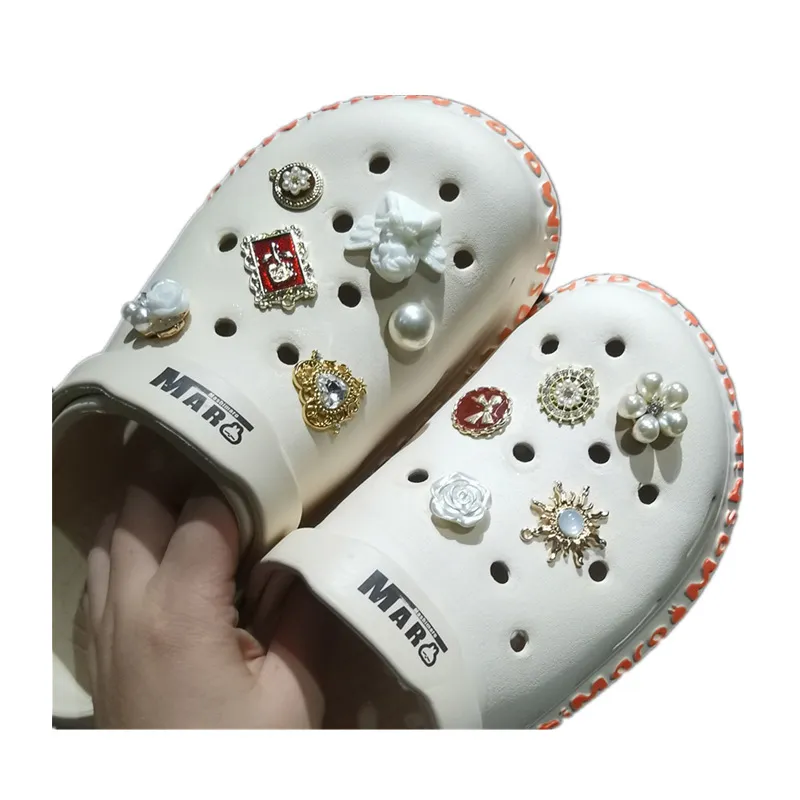 Brand Shoes Designer Croc Charms Bling Rhinestone JIBZ Girl Gift for Clog Decaration Metal Accessories192z
