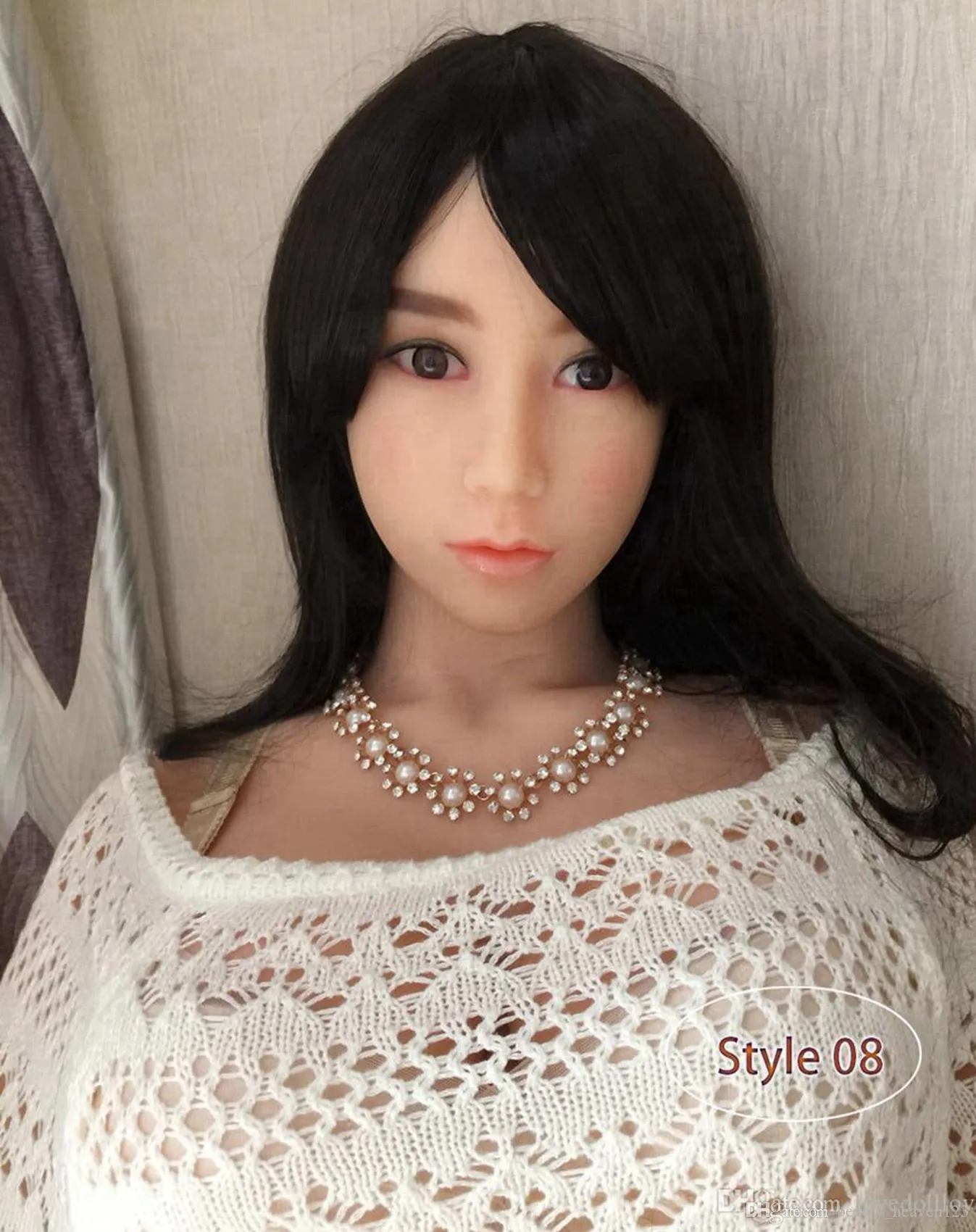 Högkvalitativ 163cm Real Silicone Sex Dolls Skelett Japansk Vuxen Mini LifeLike Oral Love Dolls Vagina Pussy Big Bröst för Man 116