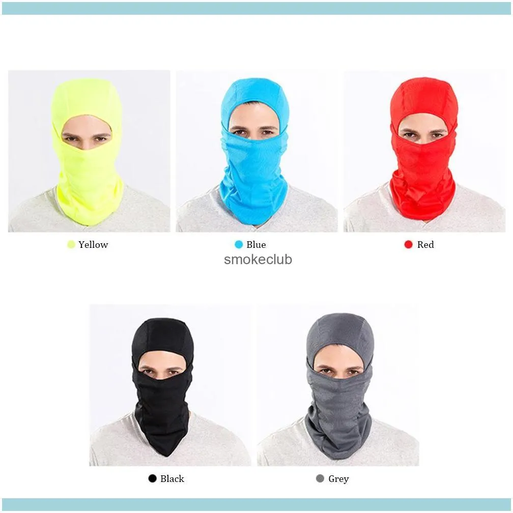 Wholesale- 5 Colors Bicycle Face Mask Thermal Protection Windproof Breathable Lightweight Cycling Warmer Hood for Outdoor Sports