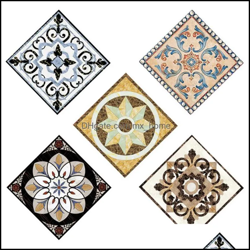 Decorative Decor Home & Gardenfactory Wholesale 1111Cm Ceramic Tile Decoration Waterproof And Wearresistant Seam Floor Stickers Selfadhesive