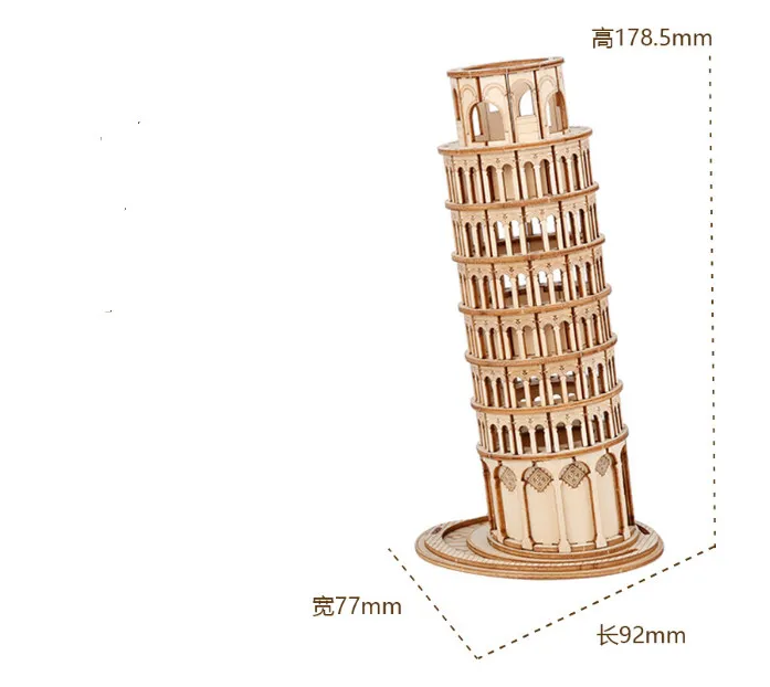 Dropship Robotime Rolife DIY 3D Big Ben Famous Building Wooden
