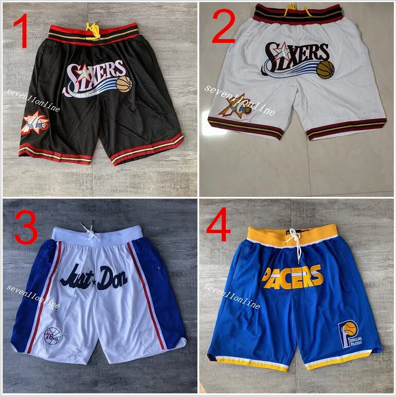 Mens Basketball Just Don Short Sweatpants Shorts Zipper Pant With