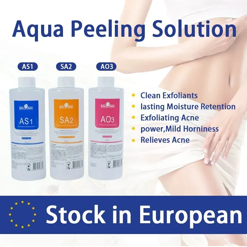 전문 기계 사용 Aqua Peeling Solution 병당 400ml 정상 피부 CE/DHL을위한 안면 혈청 혈청