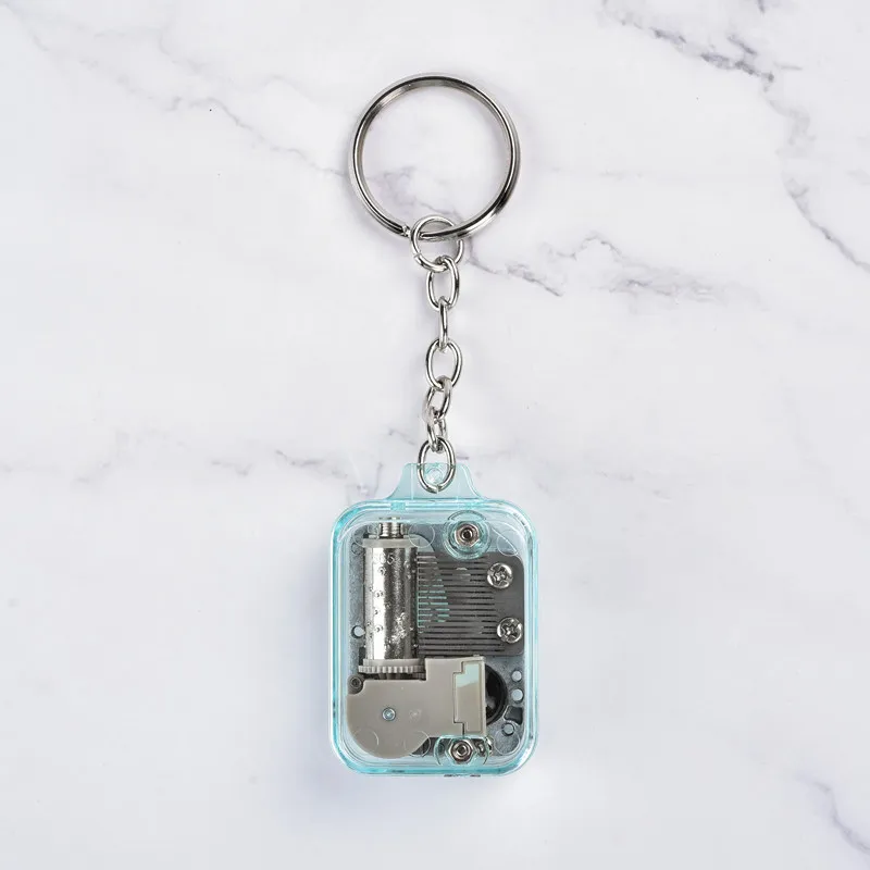 Creative Keychain Pendant Music Box Eight Gift Souvenirs Keychins Gifts