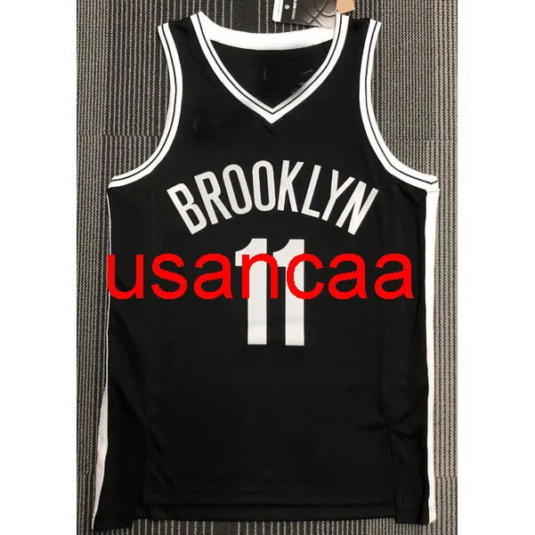 Alle Stickerei 2022 New Jersey 11# Irving Black 75. New Sponsor Basketball Jersey Anpassen Männer Frauen Jugendweste Fügen Sie einen beliebigen Zahlennamen XS-5XL 6XL VEST hinzu