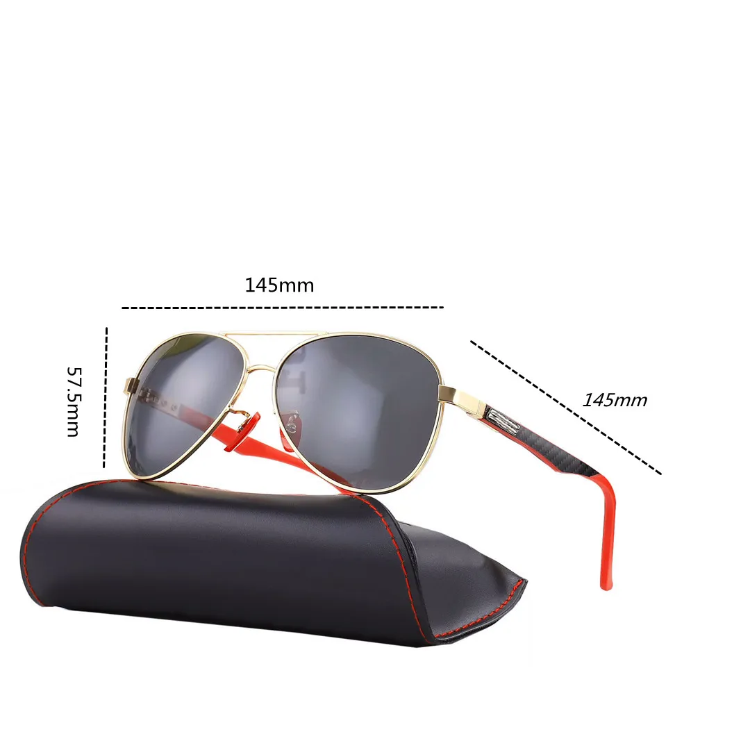 New top quality luxury designer sunglasses aviation sun glasses for men and women with black or brown leather case UV400 with boxs