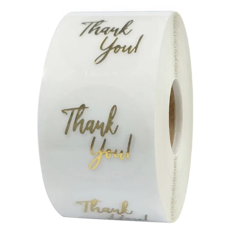 Wholesale 500 Transparent Hot Stamping Gold Thank You Stickers 2.5cm For  Pretty Things Inside And Thank You Sealing Decorative Labels From  Bigbigdream, $3.24