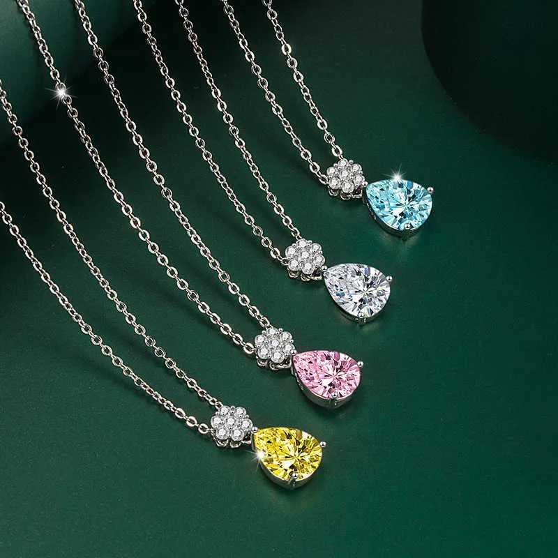 Yellow Diamond Pink Diamond Necklace Pendant Accessories