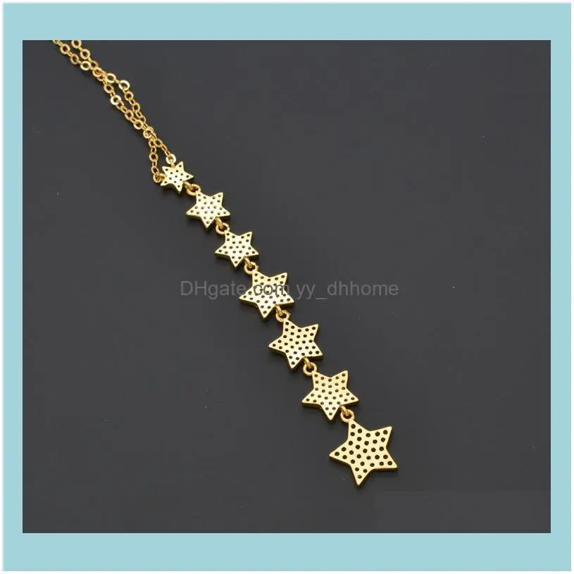 Chains Colourful Star Necklace Is Lovely And Moving Little Schoolgirl Day Fastes A Style