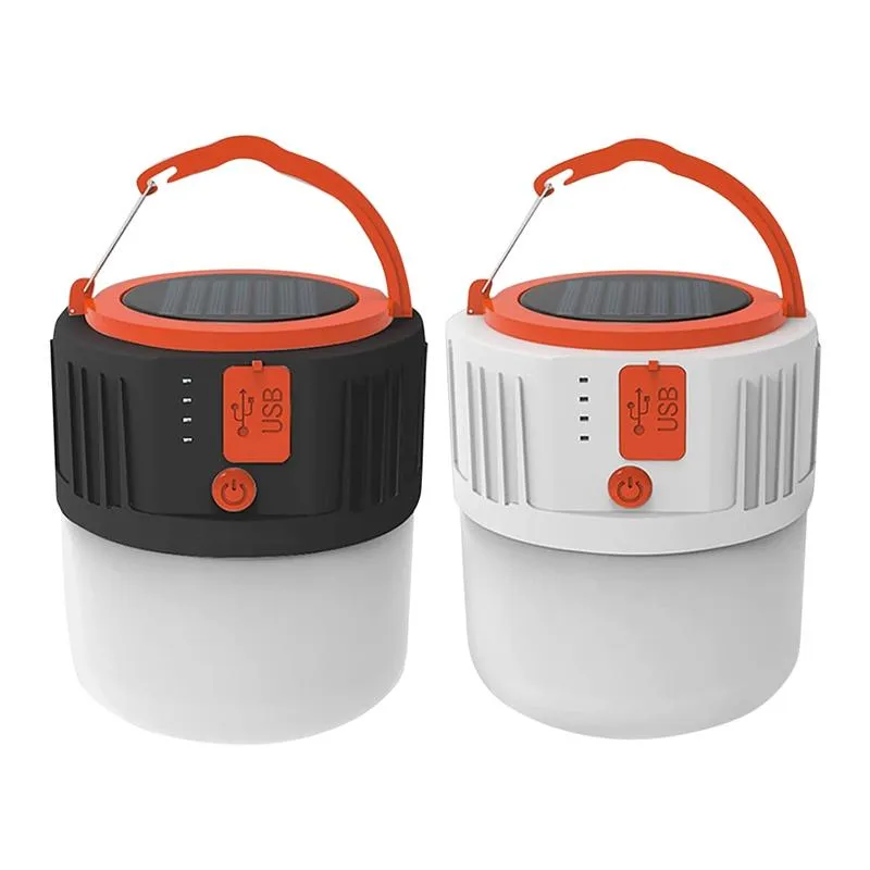 Emergency Lights Camping Charging USB Solar LED Lantern For Power Outages Hiking Fishing Tent Hunting