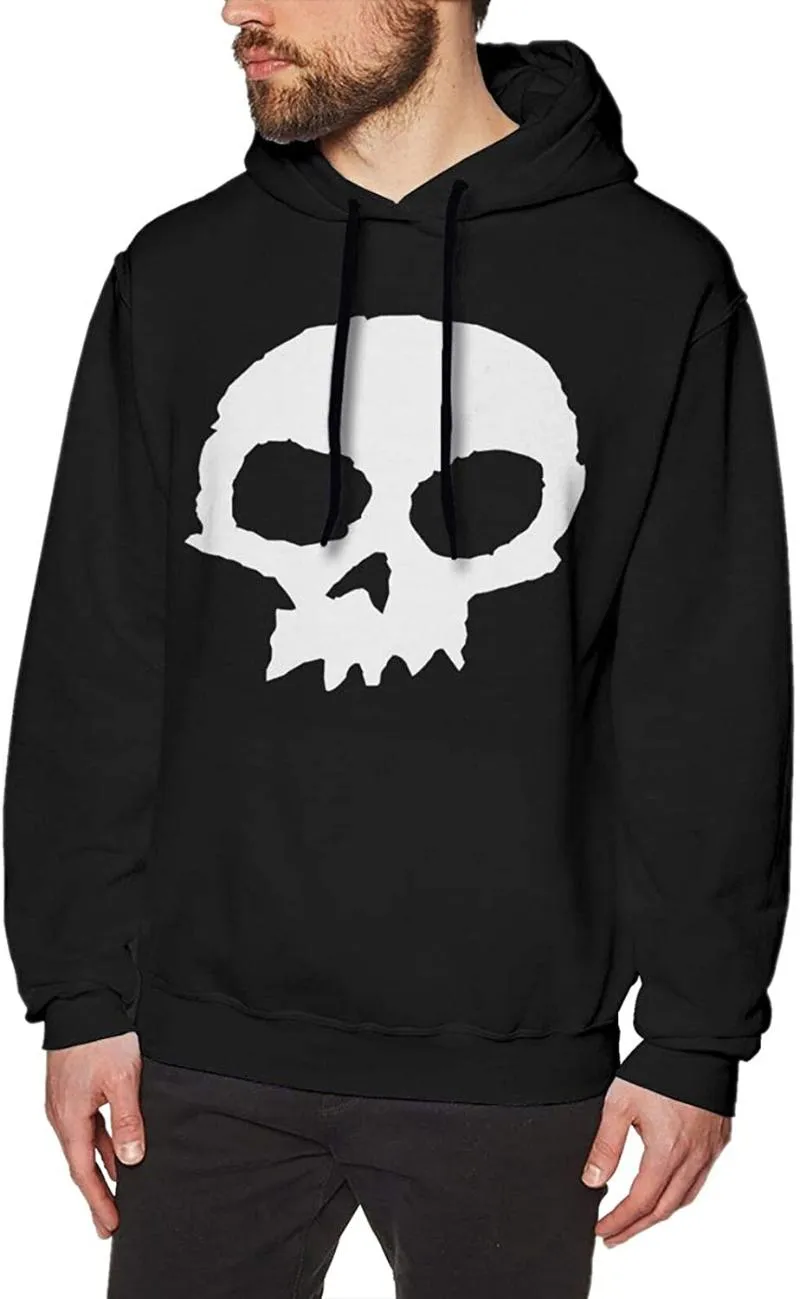 Mäns Hoodies Sweatshirts Zero Skateboard Män är Hooded Sweatshirt Unik Original Style Black