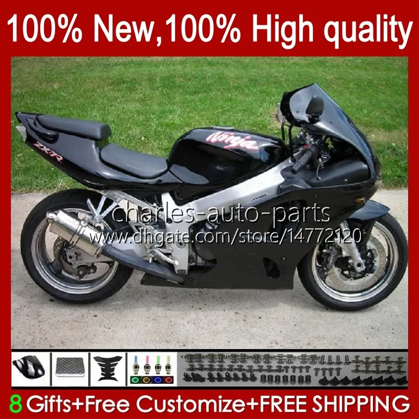 Bodywork Body for Kawasaki Ny Ninja ZX-750 ZX7R ZX750 ZX 7 R ZX 750 28HC.164 Glänsande svart ZX 7R 1996 1997 1998 1999 2000 2001 2002 2003 ZX-7R 96 97 98 99 00 01 02 03 OEM FAIRING