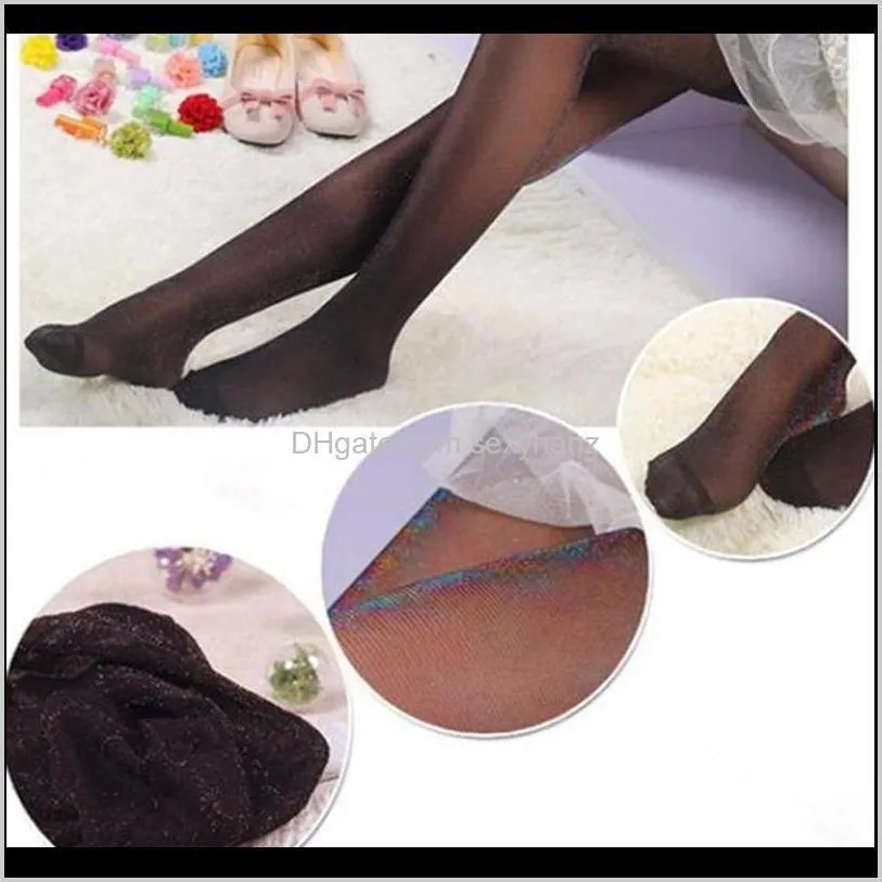 ladies multi-color colored pearl tight hot sale women summer gold silk thin tights bright silk female stockings tights