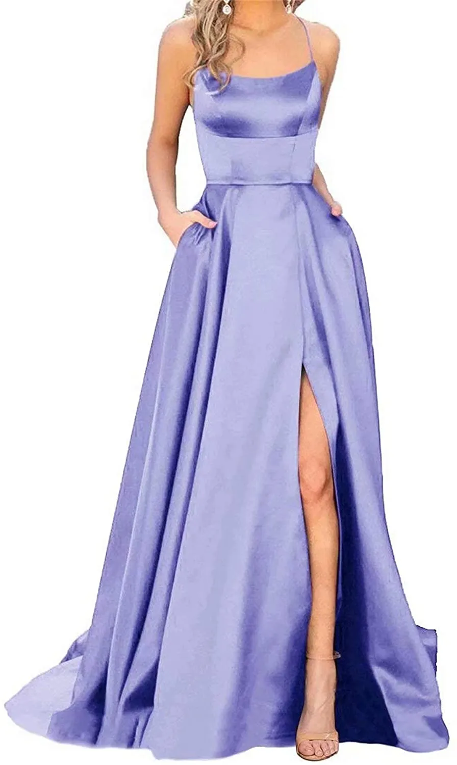 Spakling Burgundy Purple Satin Prom Dress 2022 Evening Gowns Arabic ...