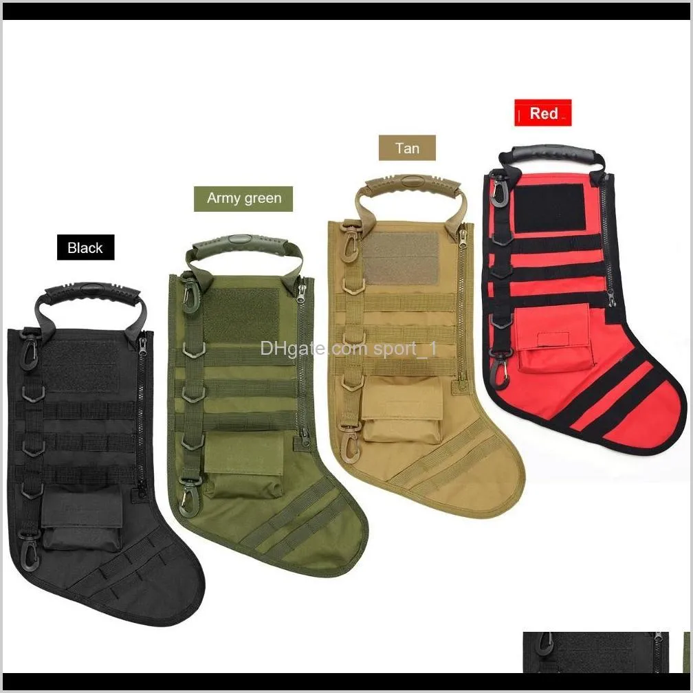 hanging tactical molle father christmas stocking bag dump drop pouch utility storage bag military combat hunting magazine pouch