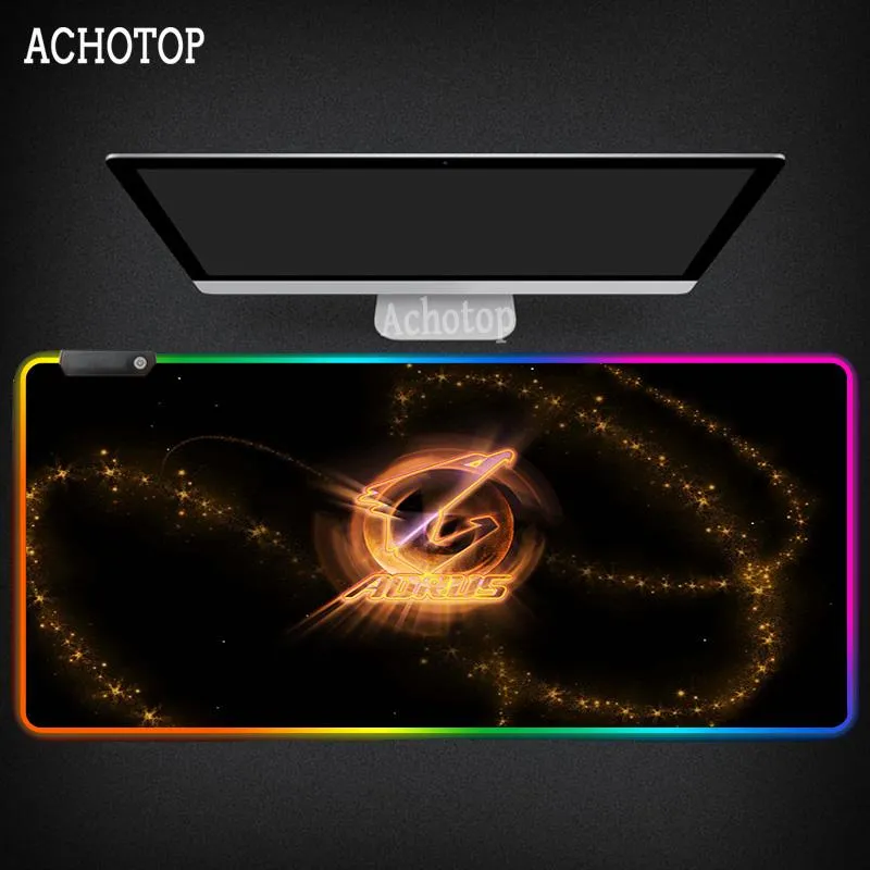 RGB Your Name Mouse Pad Anime Kawaii Gaming Accessories Carpet PC Gamer  Completo Computer LED Keyboard Desk Mat CS GO Mousepad