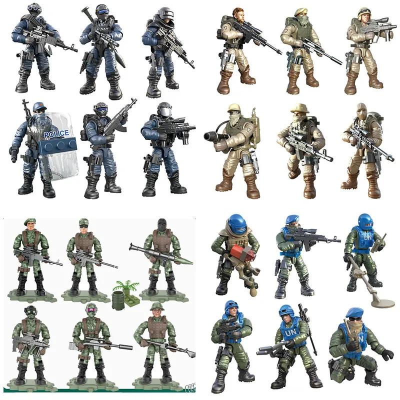 Lot de 12 figurines militaires, figurines de camouflage spéciales, mini  soldats de base militaire, jouets avec armes, cadeaux de cosplay pour  enfants : : Jeux et Jouets