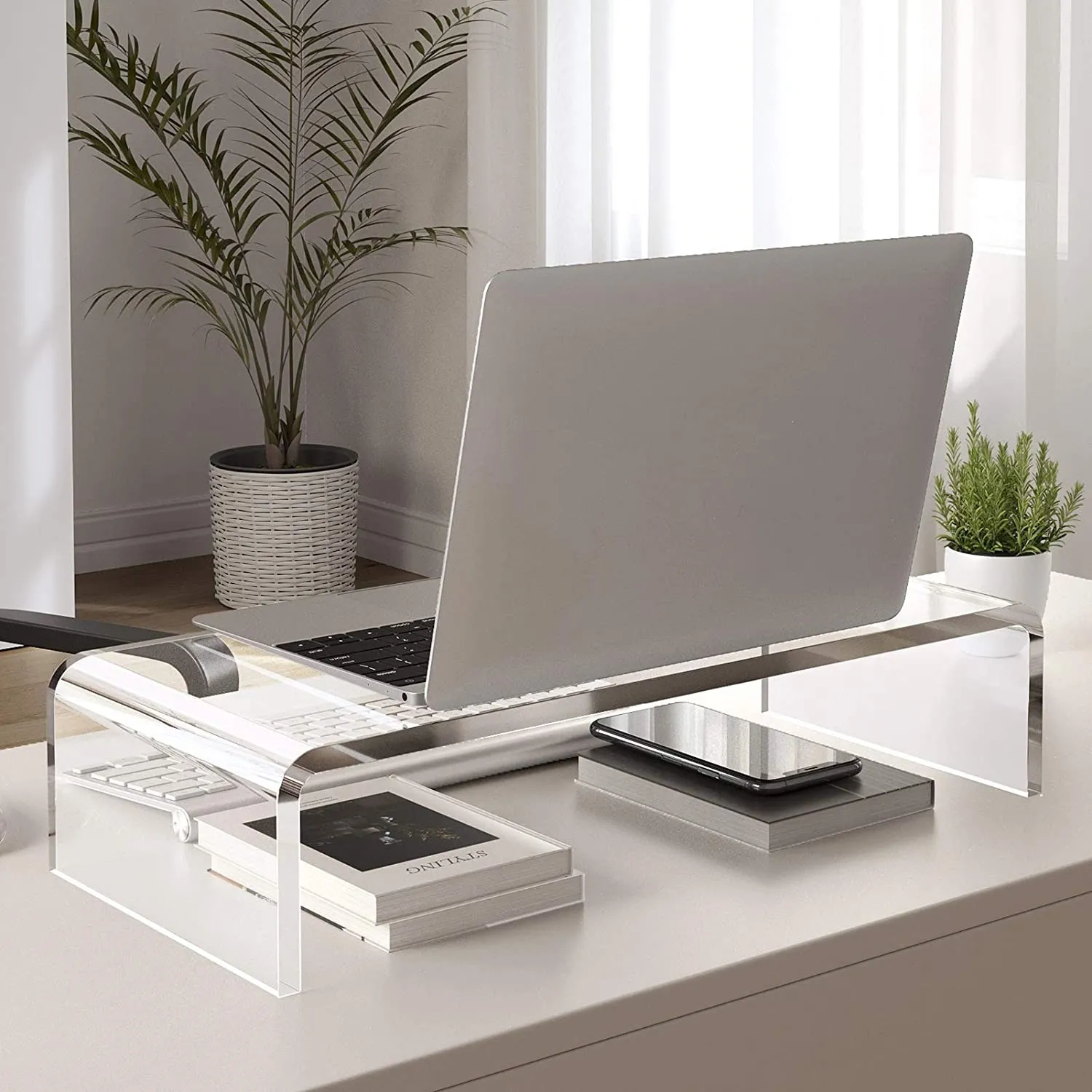 Support De Bureau Pour Ordinateur Portable 1pc, Support Portable