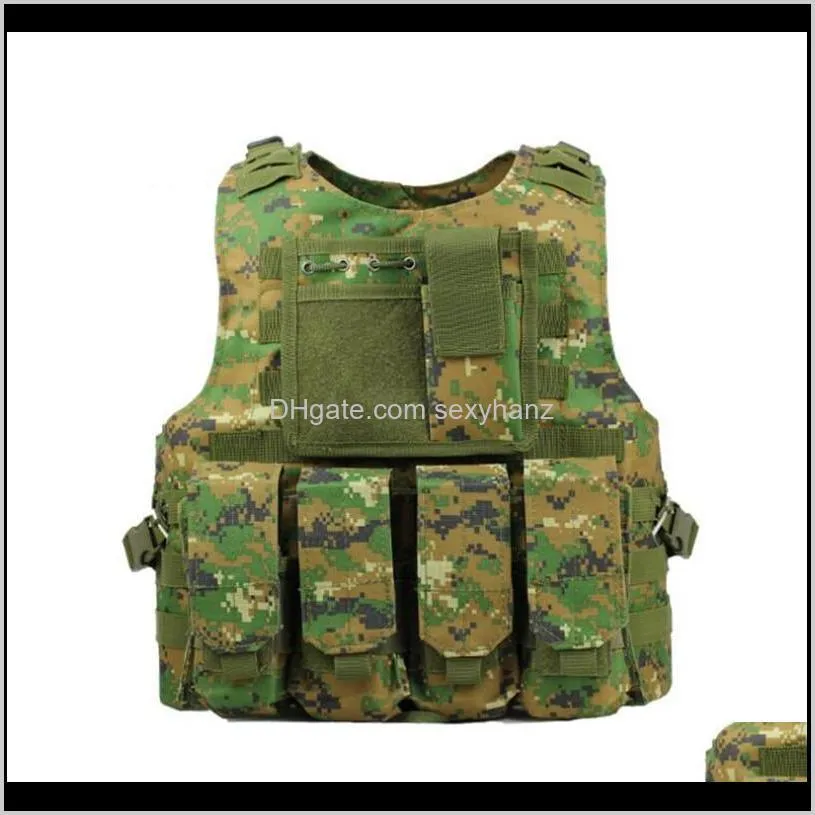 new camouflage army fans tactical battle vest men amphibious combat camo sleeveless jacket protection waistcoat