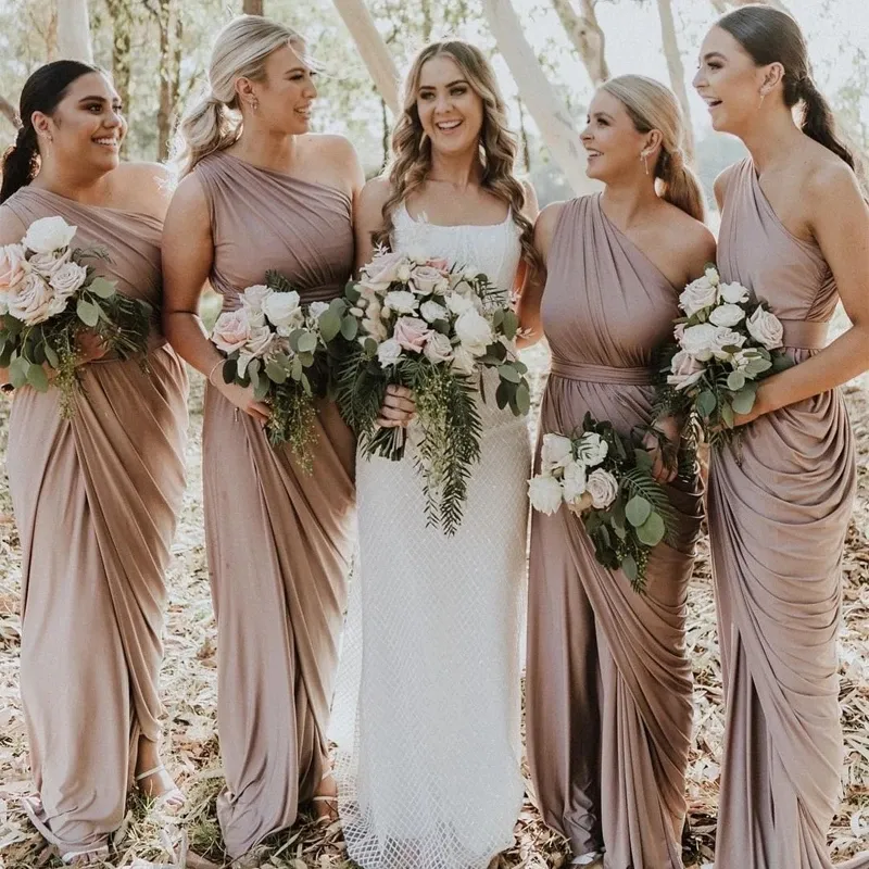 Antique gold bridesmaid clearance dresses