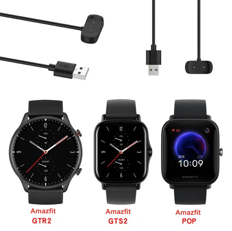 Şarj USB Şarj Kablosu Xiaomi Huami Amazfit T-Rex Pro Zepp E Zepp Z Akıllı İzle Şarj Cradle Smartwatch Hızlı Şarj