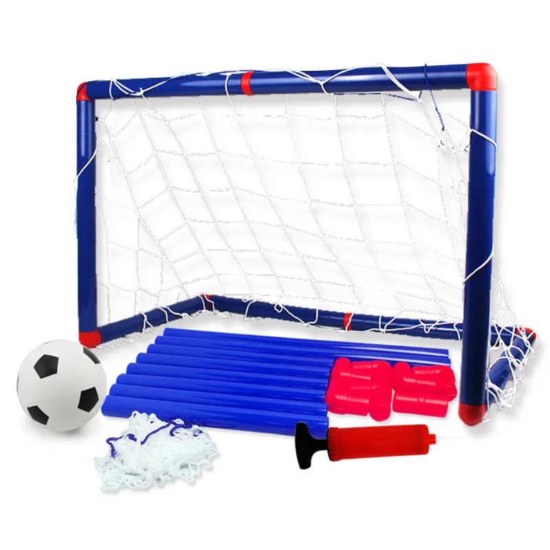 Ensemble de jouets de porte de porte de but de football pour enfants Kit de ballon de football pour bébé avec pompes Sports d'intérieur et de plein air