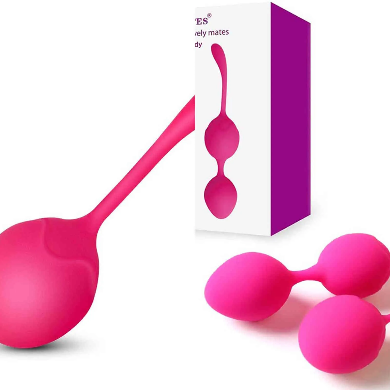 NXY Eggs Women Silicone Kegel Balls Ben Wa Ball Vaginal Egg Massager Control Tighten Exercise Adult Trainer Se_voghion.com