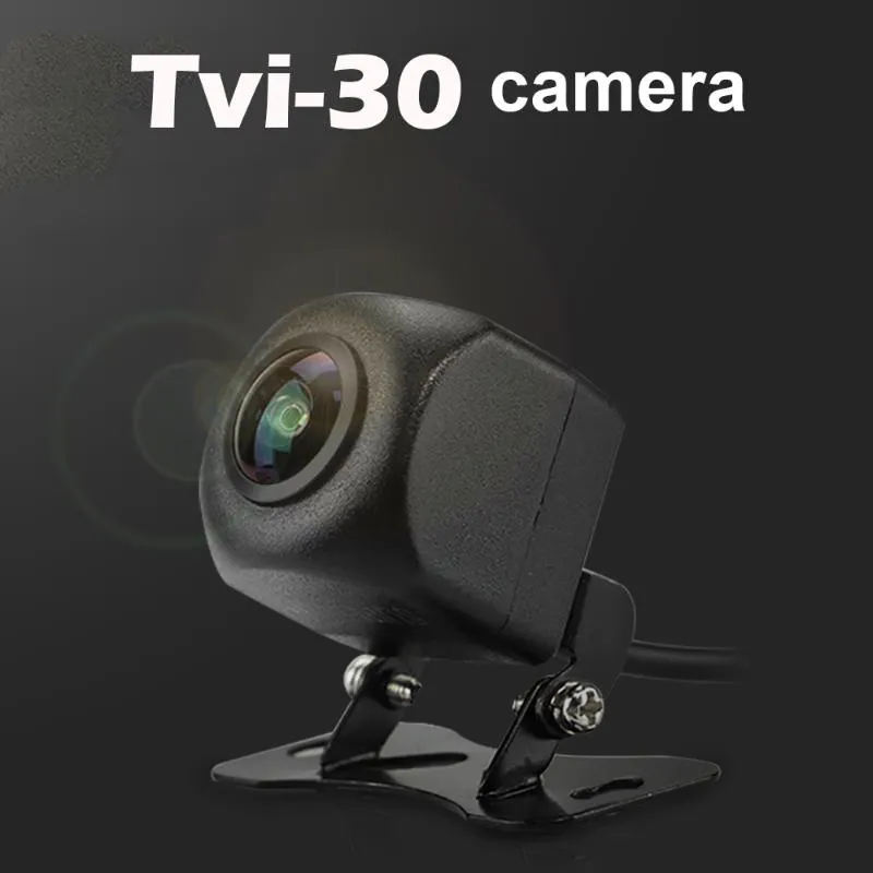 Sensores de estacionamiento de cámaras de vista trasera de automóviles 720p HD 158 grados La cámara retrovisora solo funciona con Android 2 Din Radio que admite TVI 30 Entrada