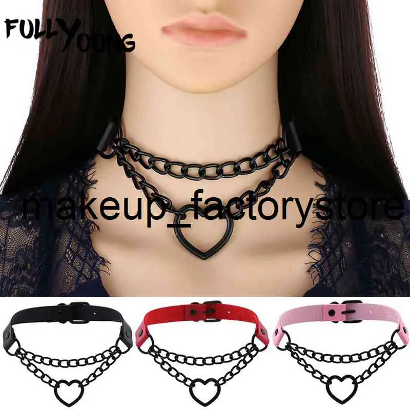 Gothic Herz Leder Halsband Halskette  Sexy BDSM... Von 5,75  | DHgate