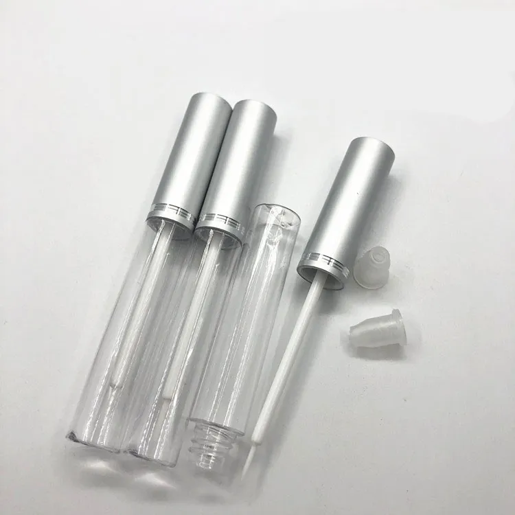 5 ml tomt plast eyeliner rör behållare silver cap ögonfrans förlängning flytande förvaring hållare container