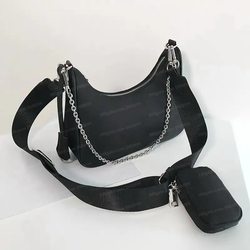 حقائب الأزياء امرأة حقائب الكتف محفظة نايلون حقائب اليد مصمم bestselling النساء سلاسل حقيبة crossbody المحافظ محافظ الفاخرة رسول محفظة JN8899