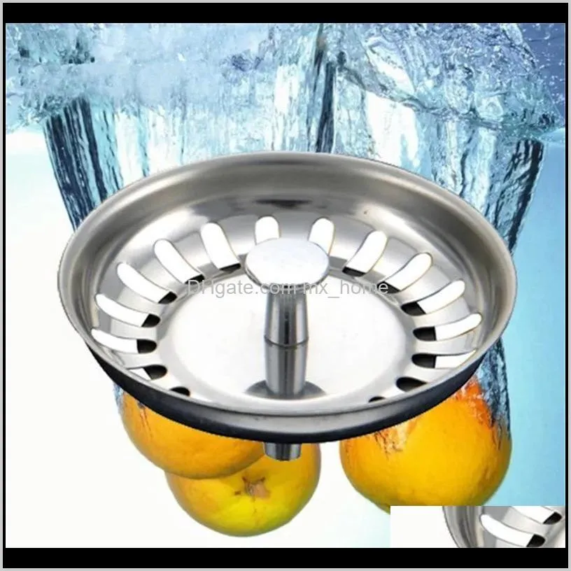 kitchen sink strainers stopper stainless steel basket drain protector hair catcher waste plug filter hardware e3 other bath & toilet