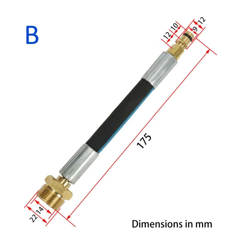 Karcher K2-8 Hose to M22 Gun Adapter