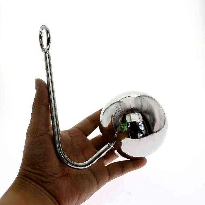 anal plug hook Anal Toys Giant Ball Hook Big Metal Butt Plug Anus... From Sexvibrators,  $31.83