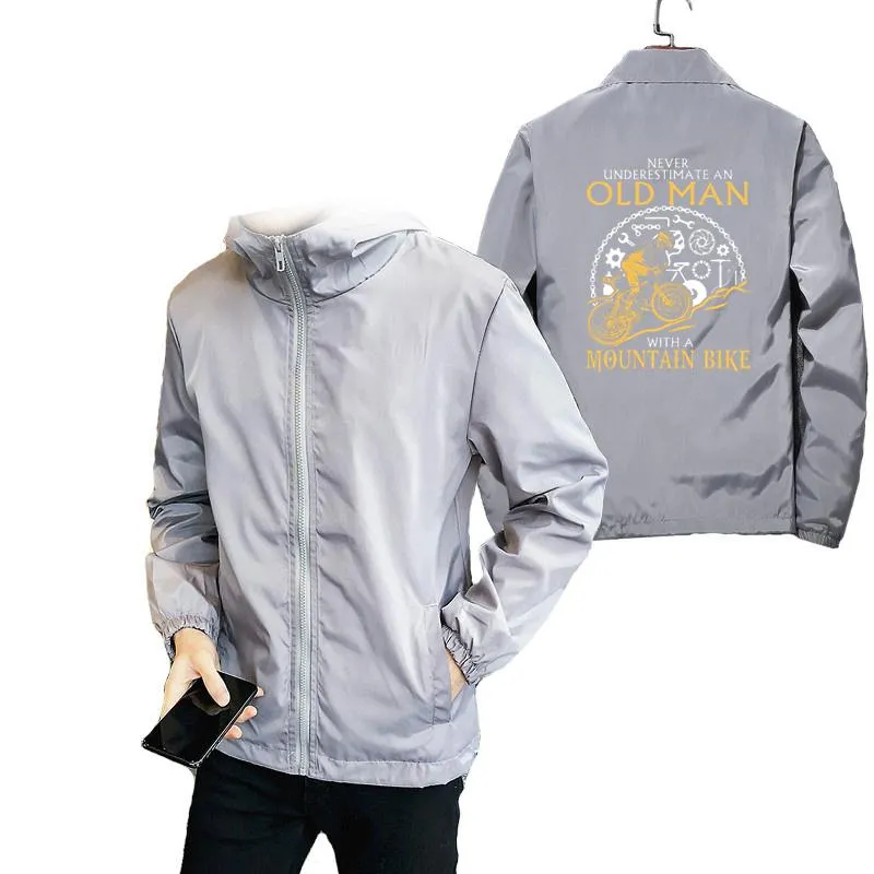 Old best sale man windbreaker